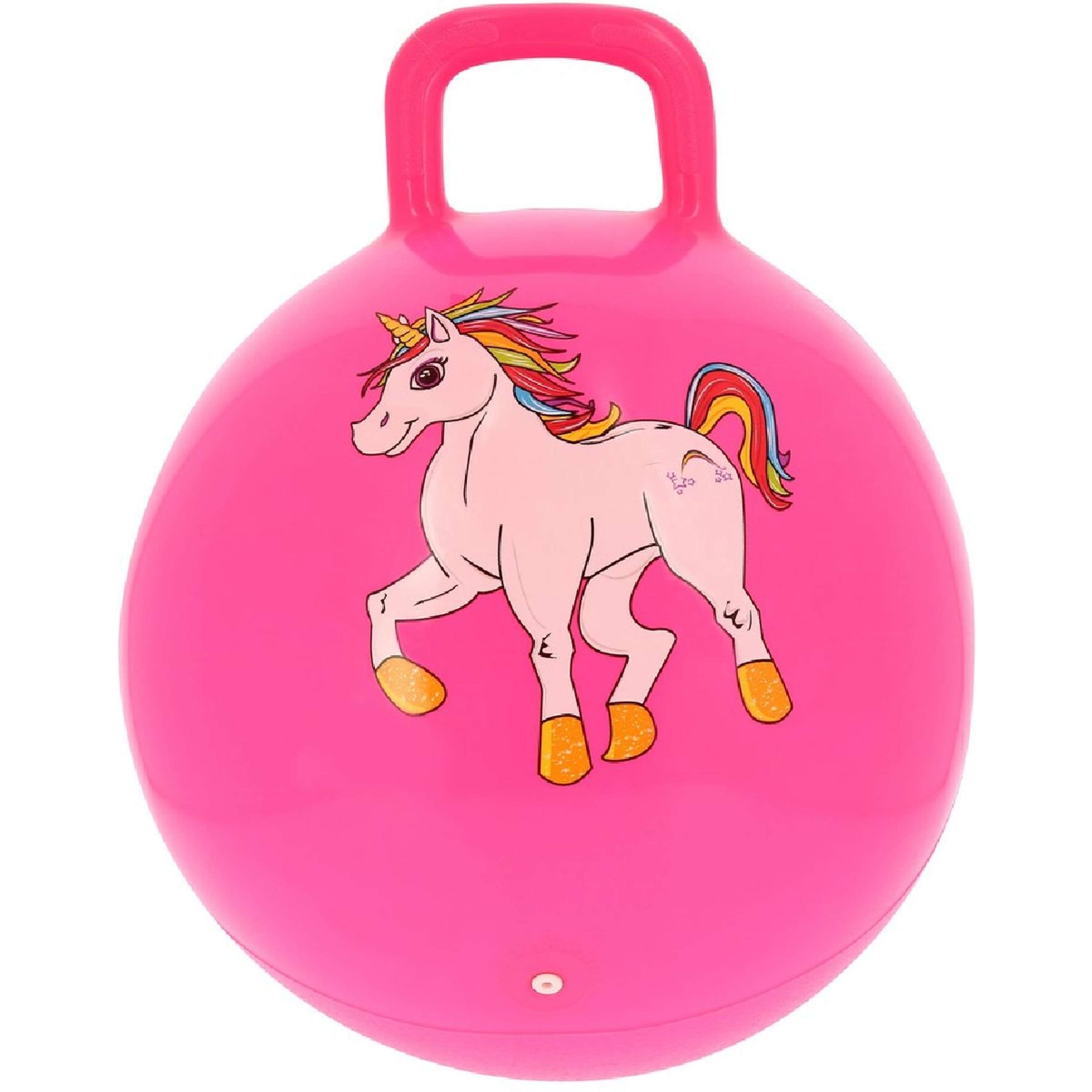 Equi-kids Palla rimbalzante Unicorn Rosa neon