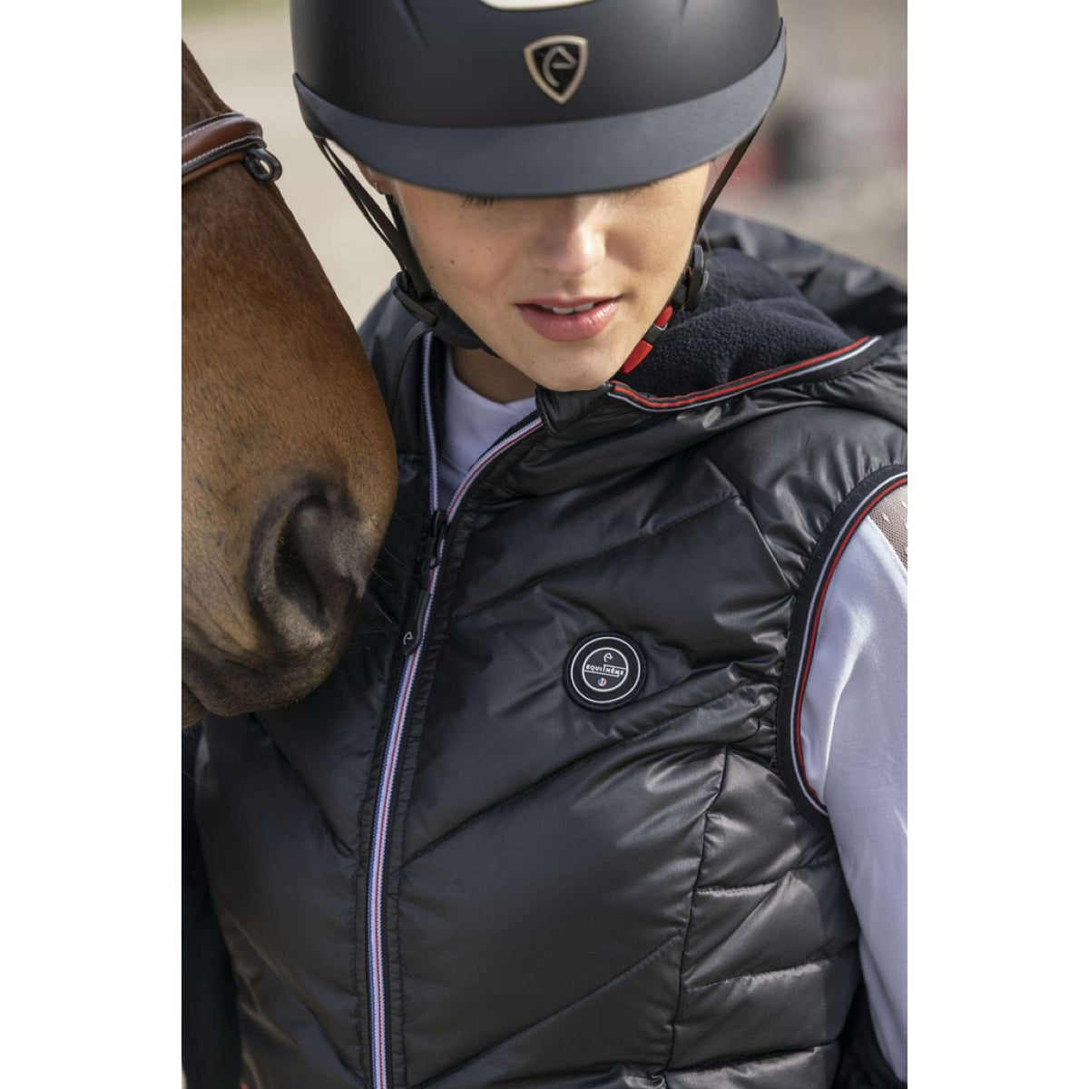 EQUITHÈME Gilet Lea Nero
