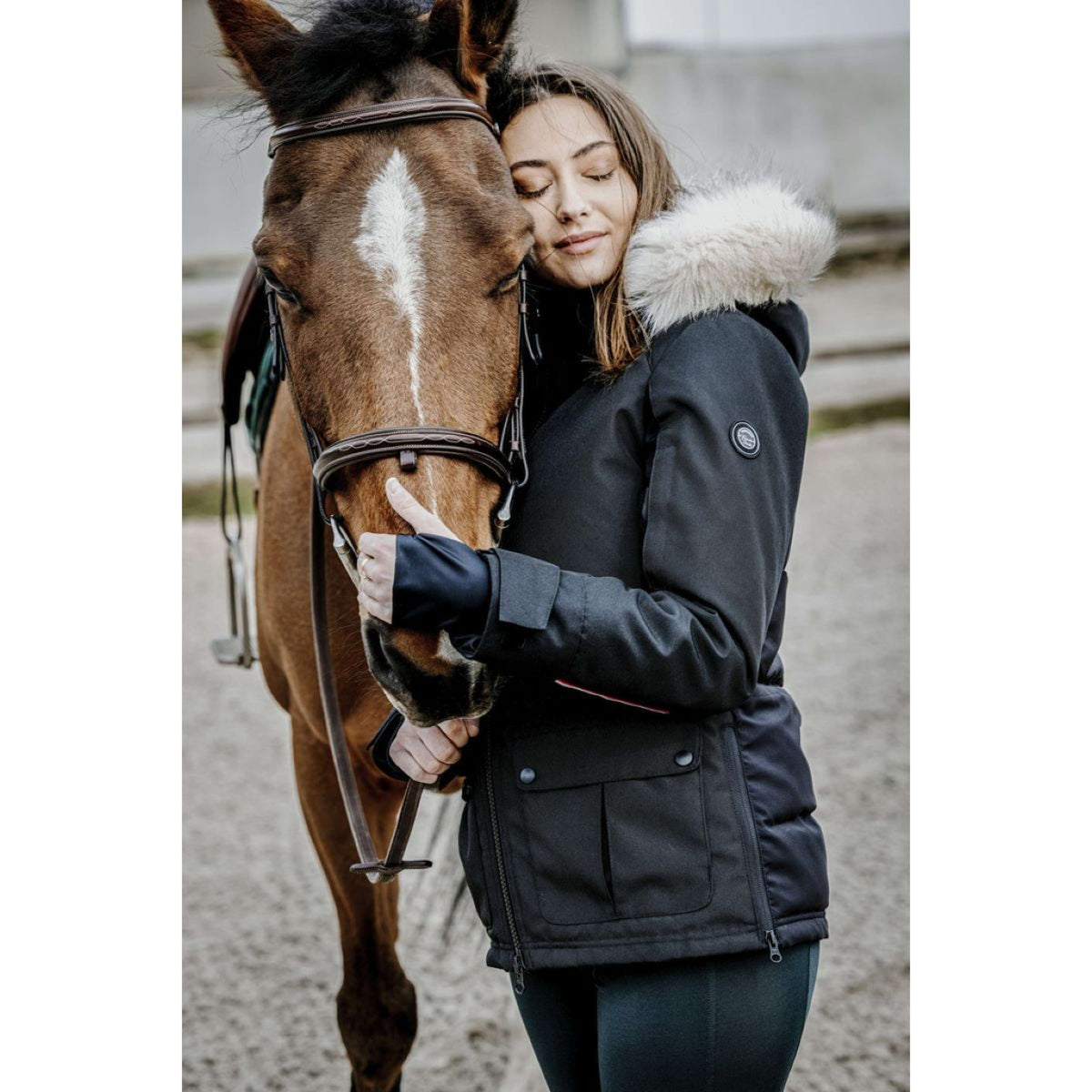 EQUITHÈME Giacca Paola Nero