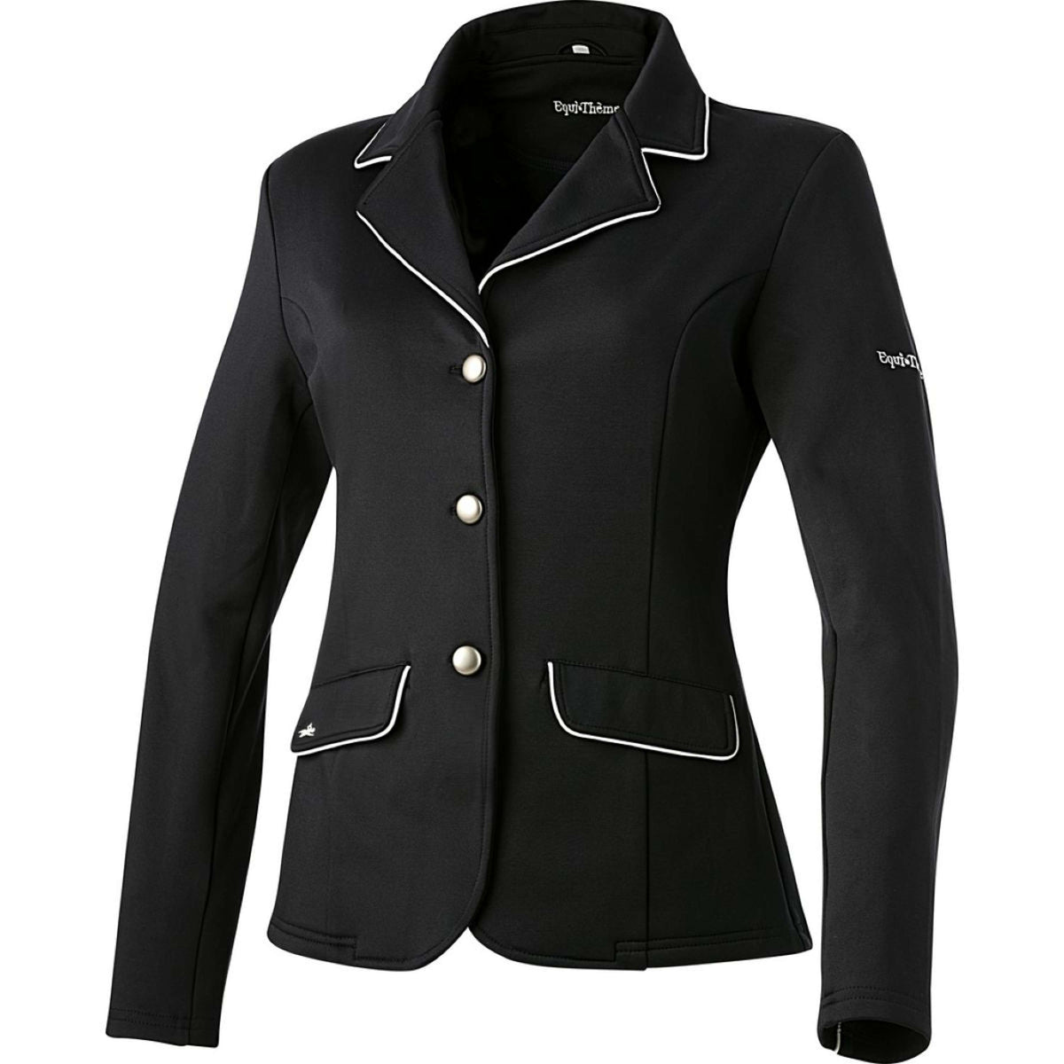 EQUITHÈME Giacca da Competizione Soft Classic Nero/Grigio