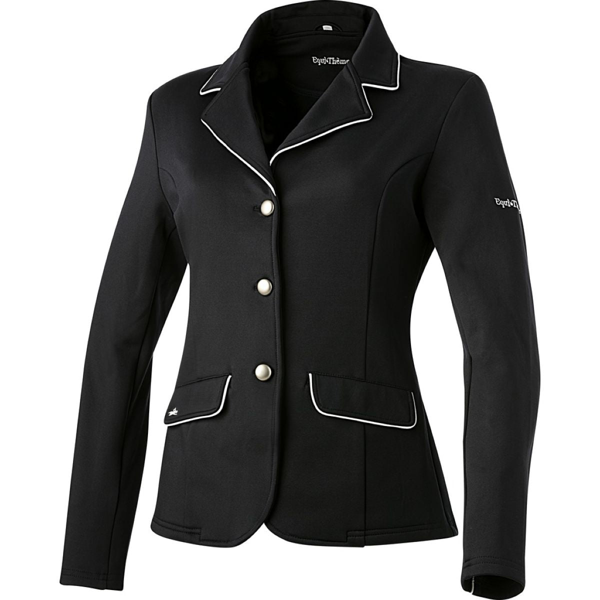 EQUITHÈME Giacca da Competizione Soft Classic Nero/Grigio