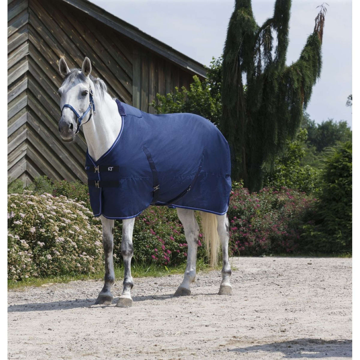 EQUITHÈME Coperta da scuderia 150g Navy