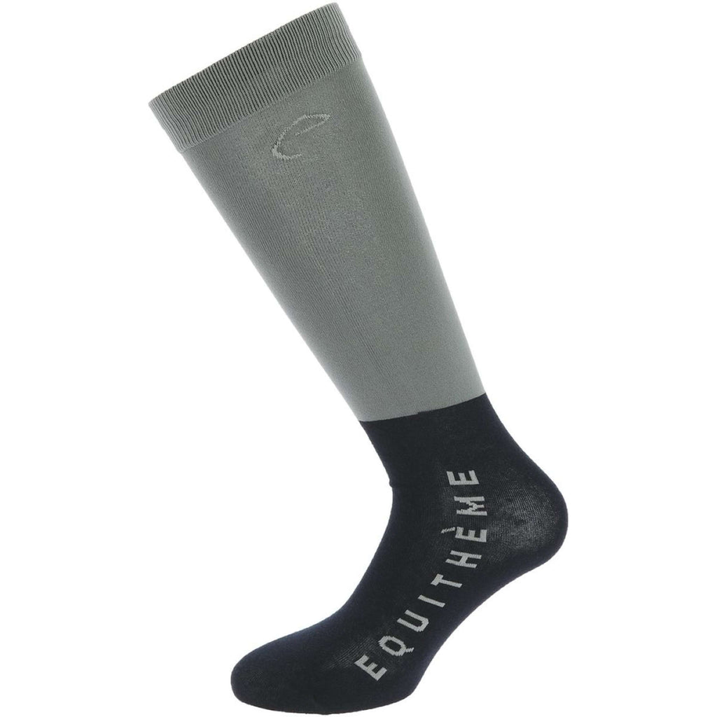 EQUITHÈME Calzini Compet Grigio/blu navy