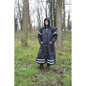 EQUITHÈME Impermeabile Ridercoat Nero