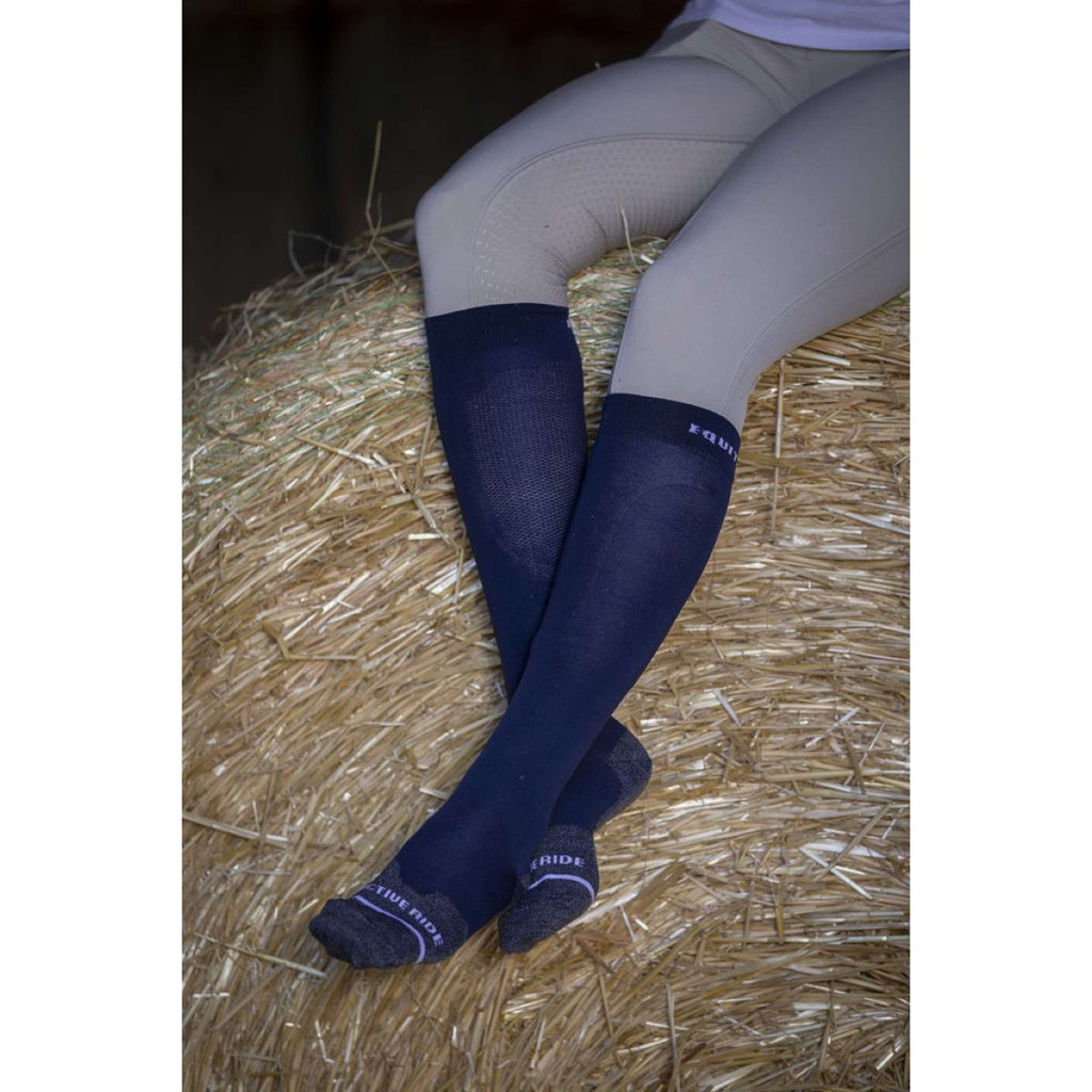 EQUITHÈME Calzini Technic blu navy