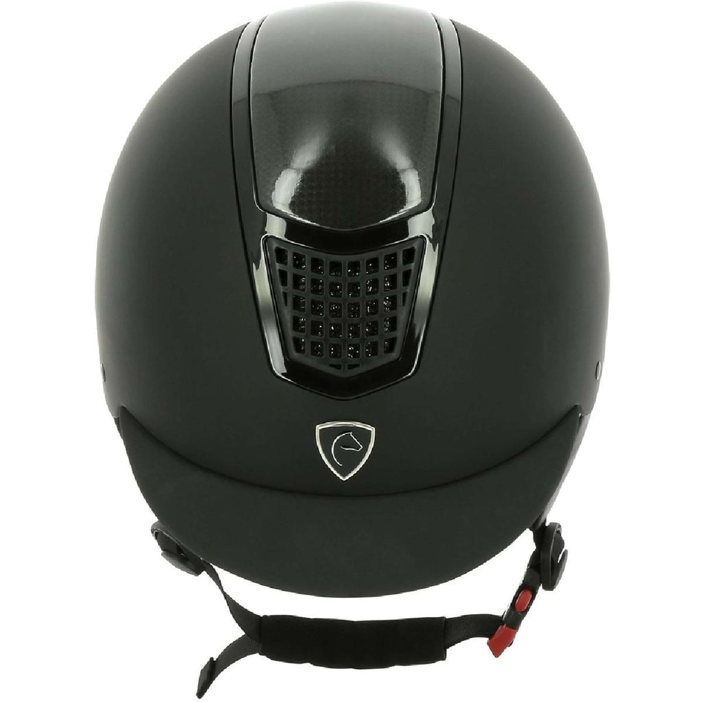 EQUITHÈME Casco da equitazione Airy Nero/Carbonio