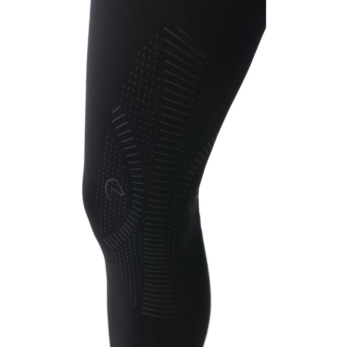 EQUITHÈME Leggings da Equitazione Tea Pull-On Nero/Jeans