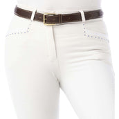 EQUITHÈME Pantaloni da Equitazione Safir Bianco/Blu