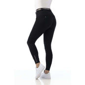 EQUITHÈME Pantaloni da Equitazione Safir Nero/Blu