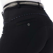 EQUITHÈME Pantaloni da Equitazione Safir Nero/Blu