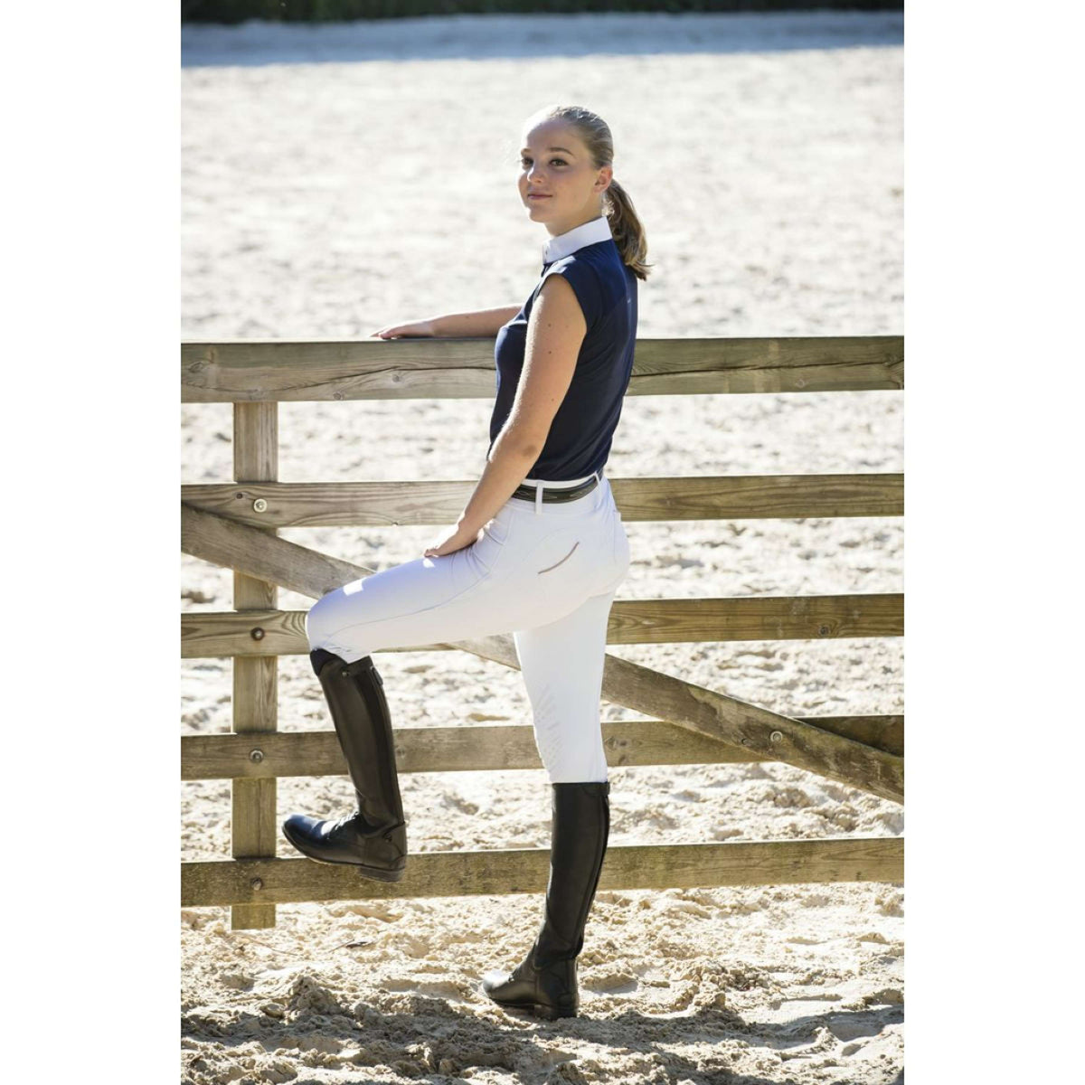 EQUITHÈME Maglietta da Competizione Brussels blu navy