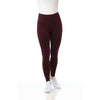 EQUITHÈME Leggings da Equitazione Lyly Rosso scuro