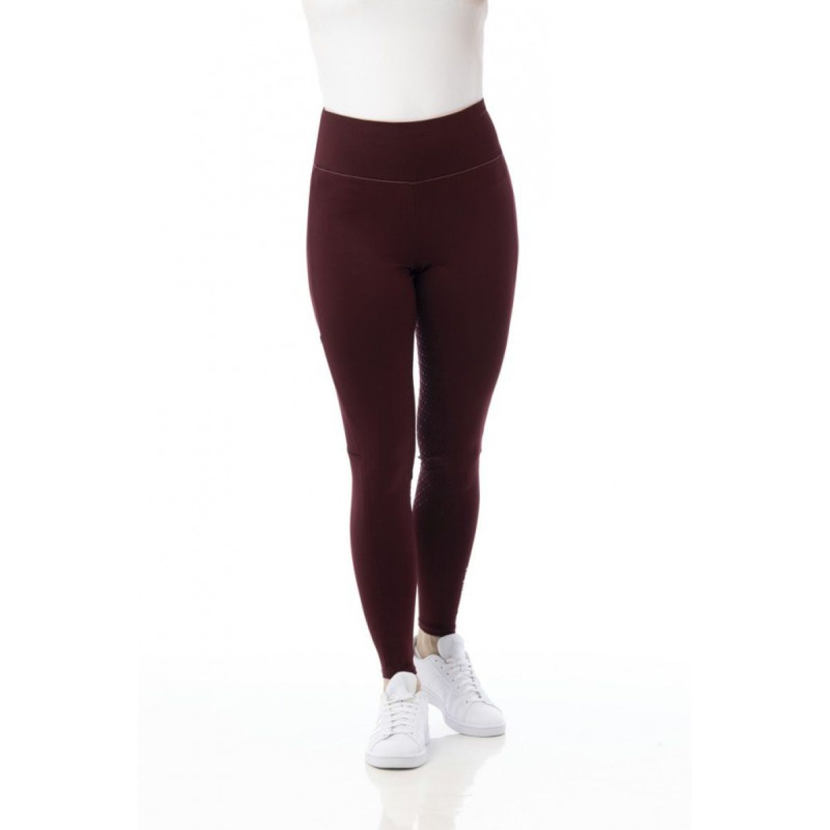 EQUITHÈME Leggings da Equitazione Lyly Rosso scuro