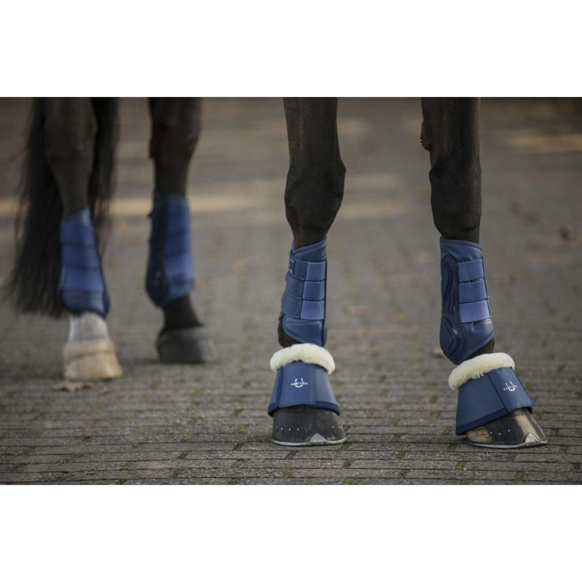 Lami-Cell Stivaletti a Campana con Pelliccia Attol Blue