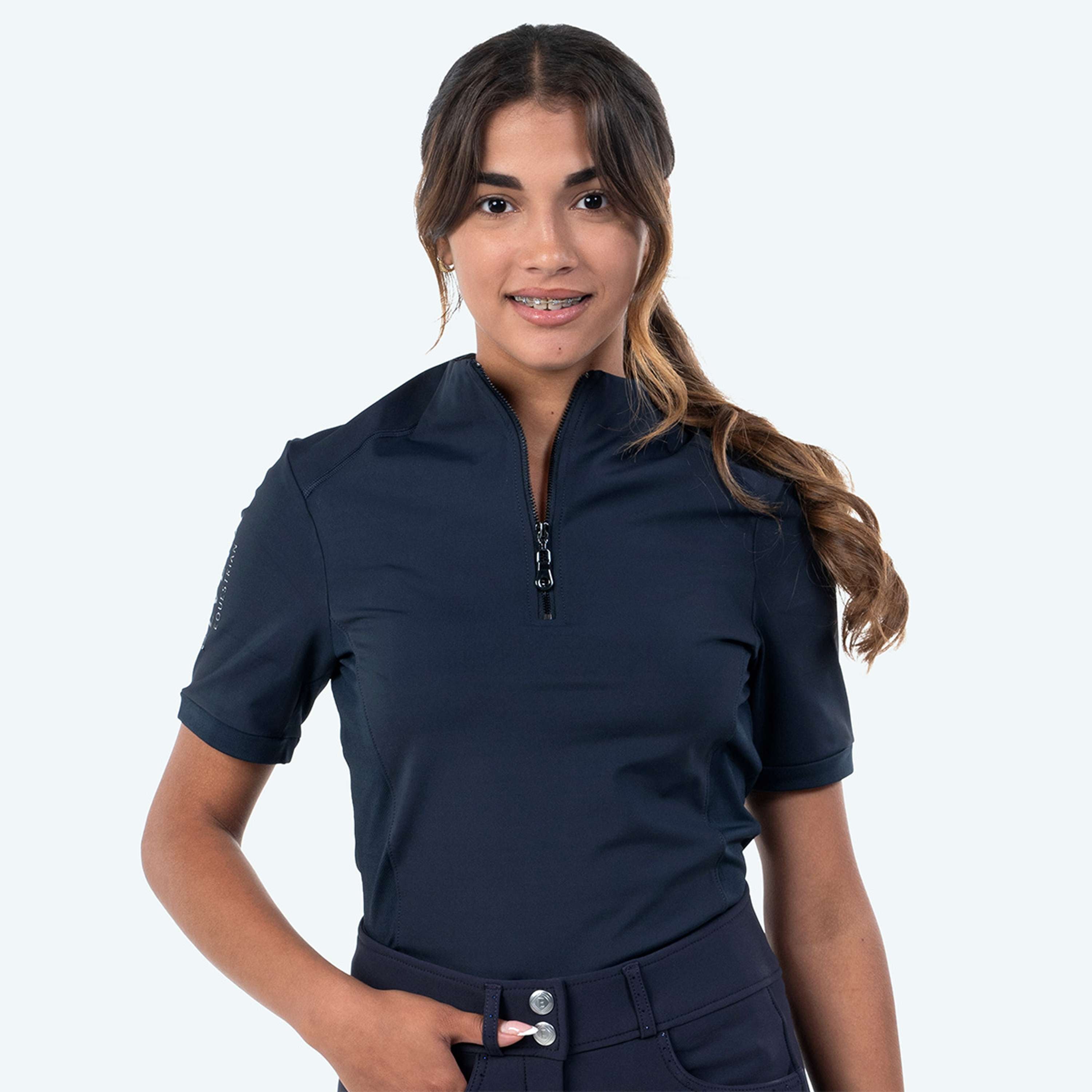 Elvera Equestrian Maglia da allenamento EEVexa Manica Corta Navy