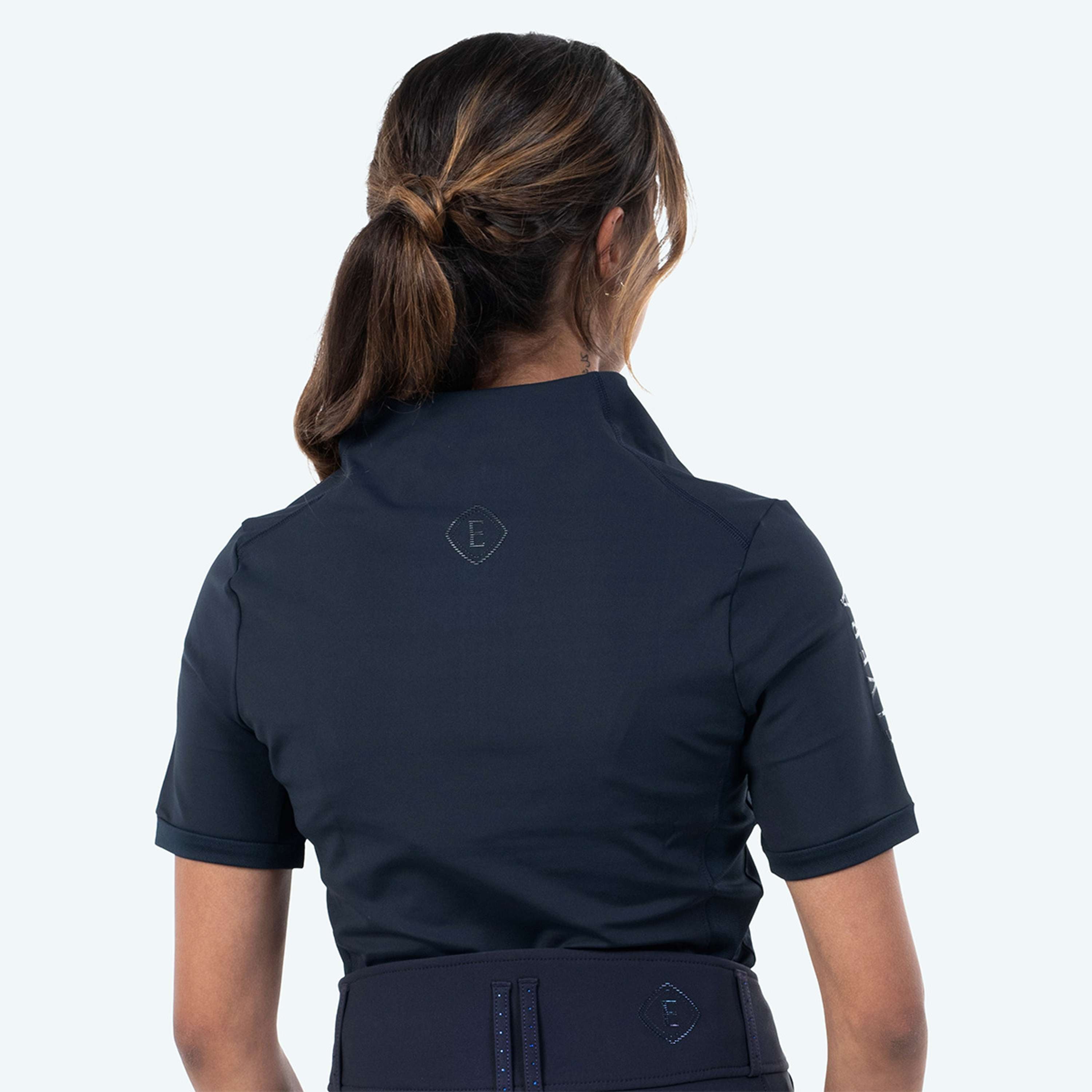 Elvera Equestrian Maglia da allenamento EEVexa Manica Corta Navy