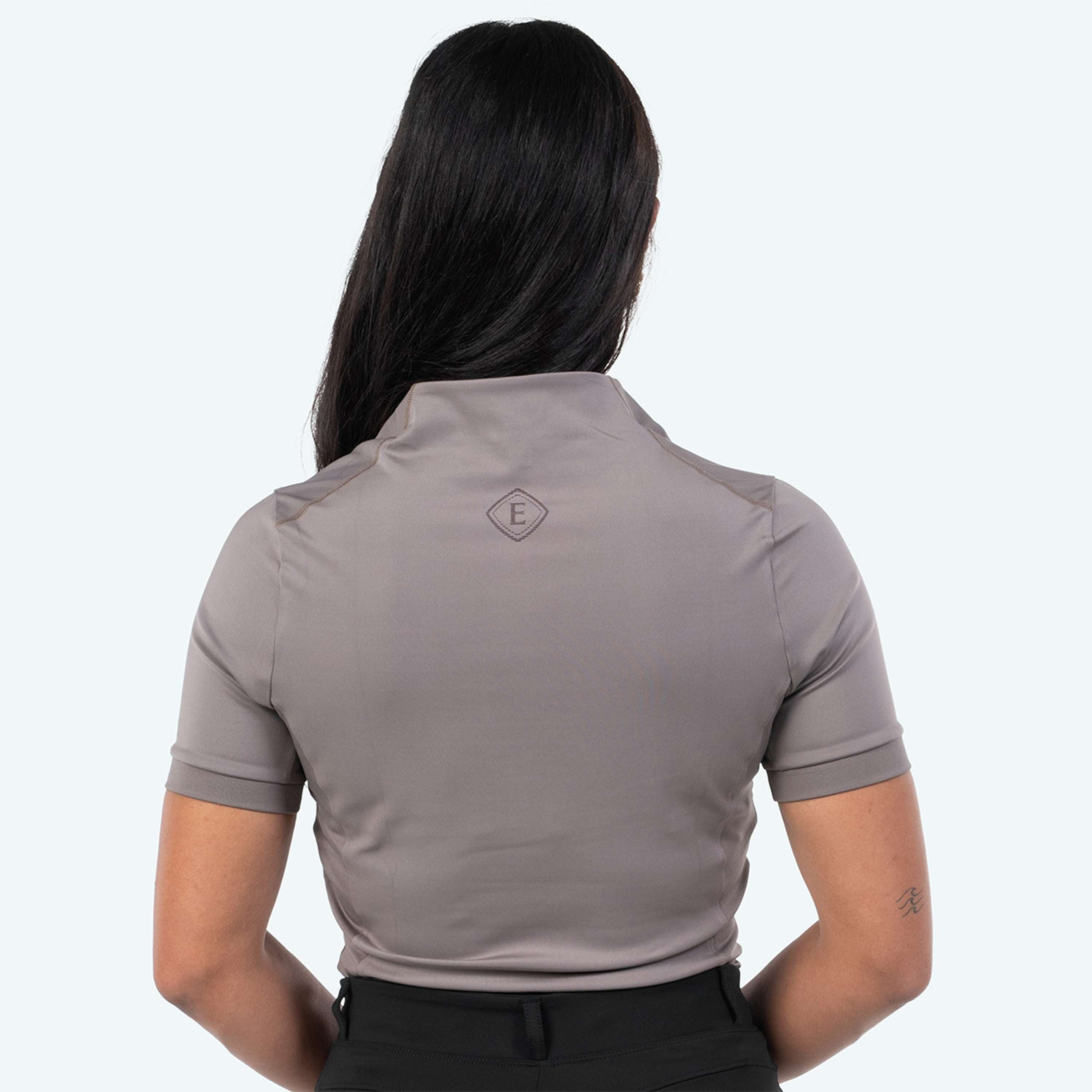 Elvera Equestrian Maglia da allenamento EEVexa Manica Corta Walnuss