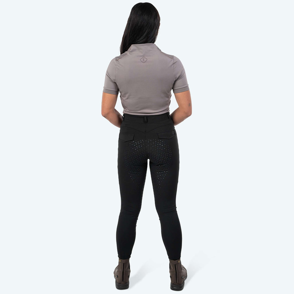 Elvera Equestrian Maglia da allenamento EEVexa Manica Corta Walnuss