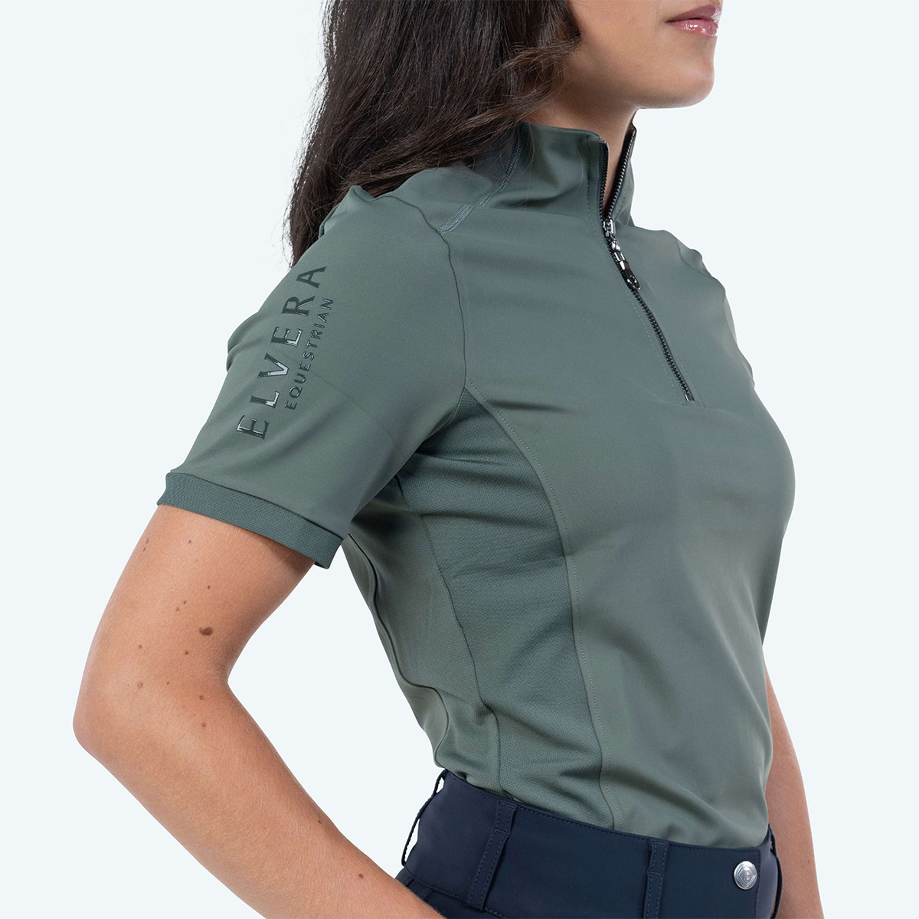 Elvera Equestrian Maglia da allenamento EEVexa Manica Corta Oregano