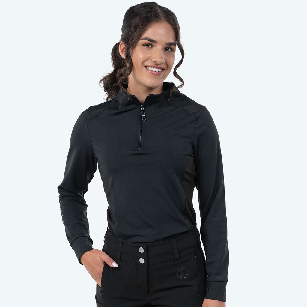 Elvera Equestrian Maglia da allenamento EEMexa Manica Lunga Nero