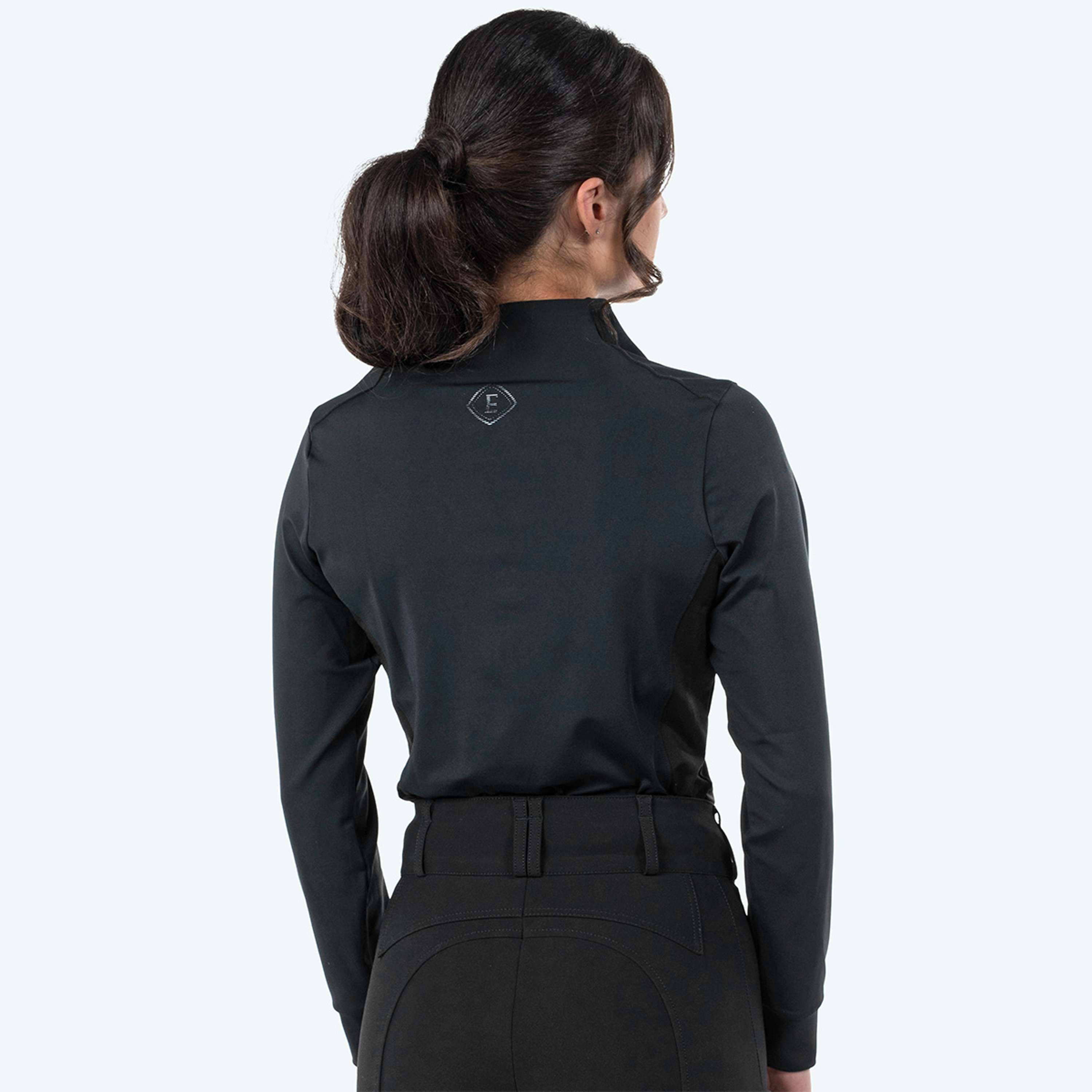 Elvera Equestrian Maglia da allenamento EEMexa Manica Lunga Nero