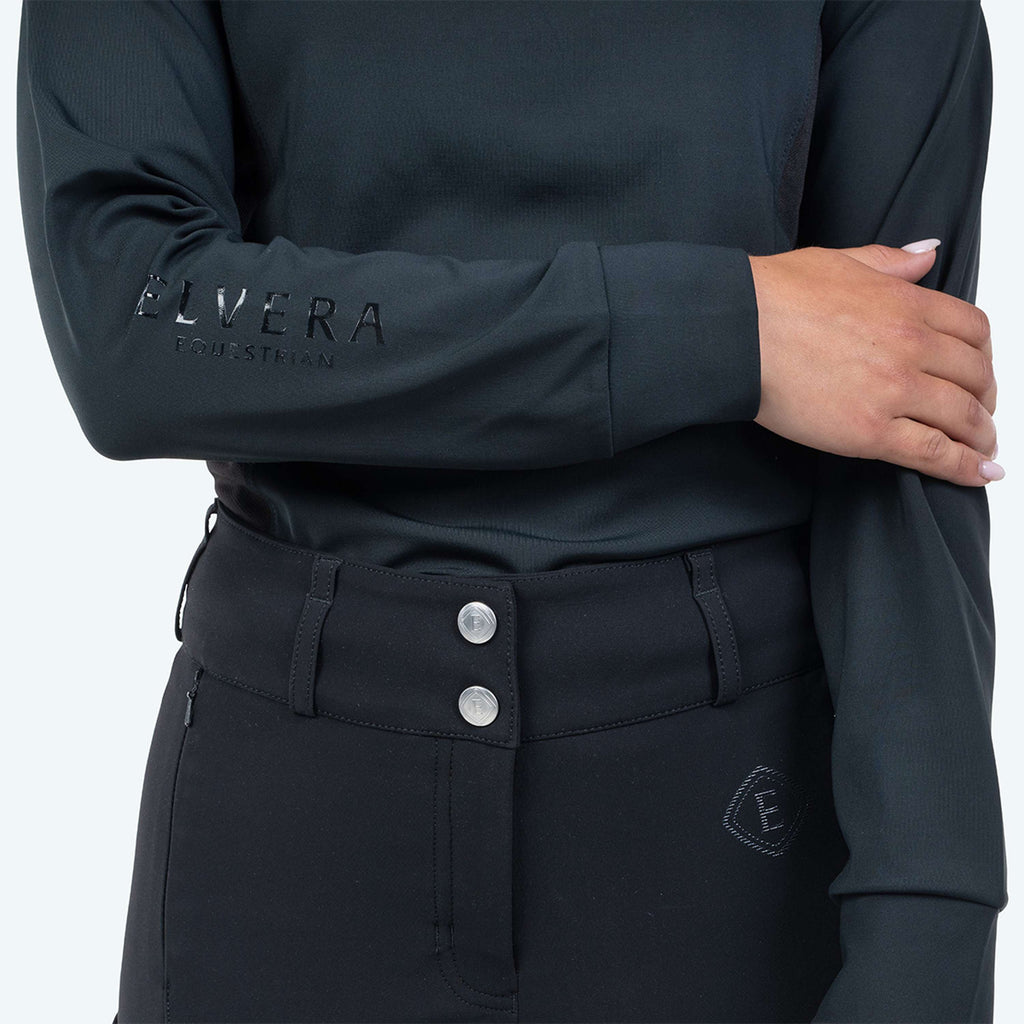 Elvera Equestrian Maglia da allenamento EEMexa Manica Lunga Nero