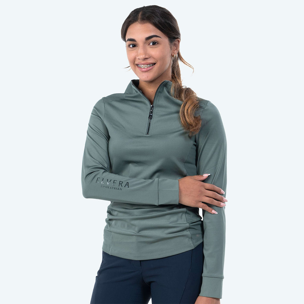 Elvera Equestrian Maglia da allenamento EEMexa Manica Lunga Oregano
