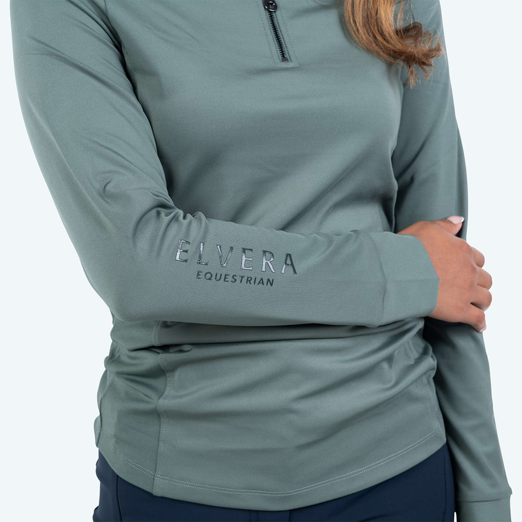 Elvera Equestrian Maglia da allenamento EEMexa Manica Lunga Oregano