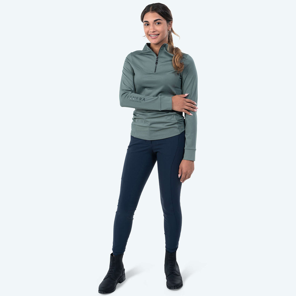 Elvera Equestrian Maglia da allenamento EEMexa Manica Lunga Oregano