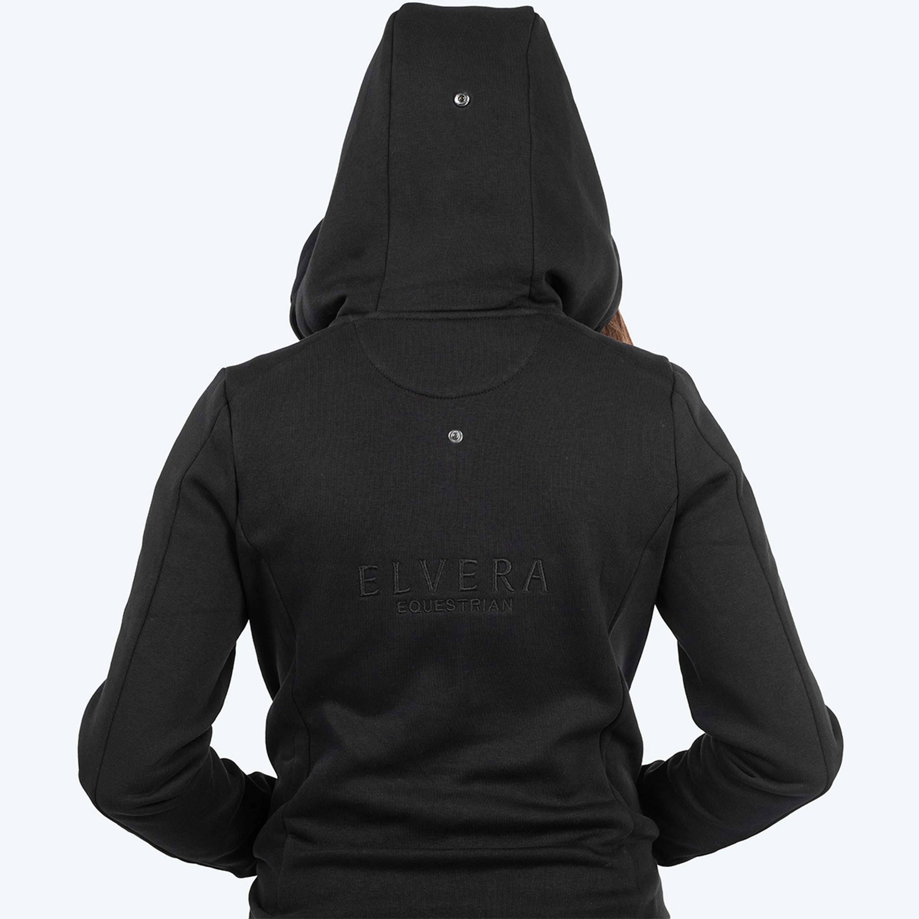 Elvera Equestrian Felpa con cappuccio e zip EEValera Nero