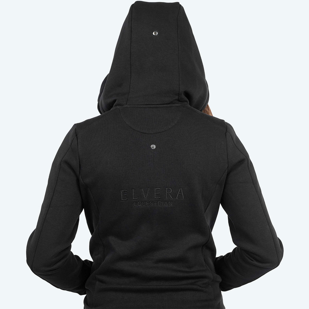 Elvera Equestrian Felpa con cappuccio e zip EEValera Nero