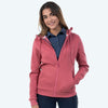 Elvera Equestrian Felpa con cappuccio e zip EEValera Mauve Wood