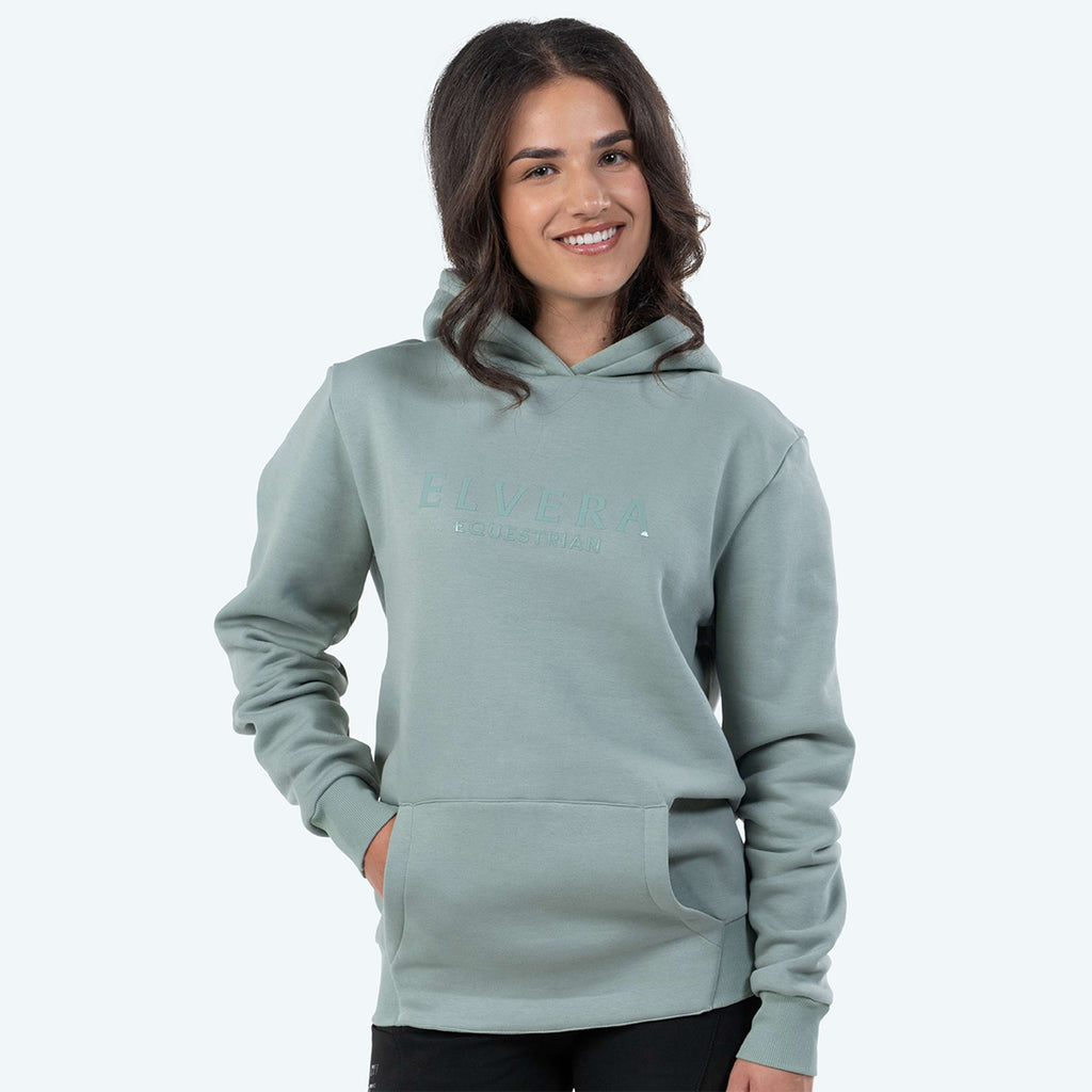 Elvera Equestrian Felpa con cappuccio EEUnity Green Meleu