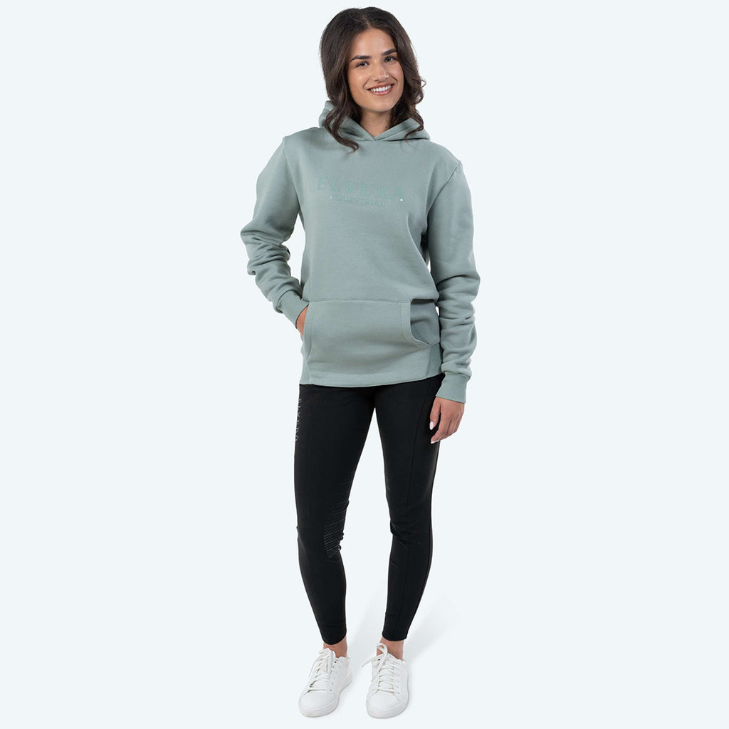 Elvera Equestrian Felpa con cappuccio EEUnity Green Meleu