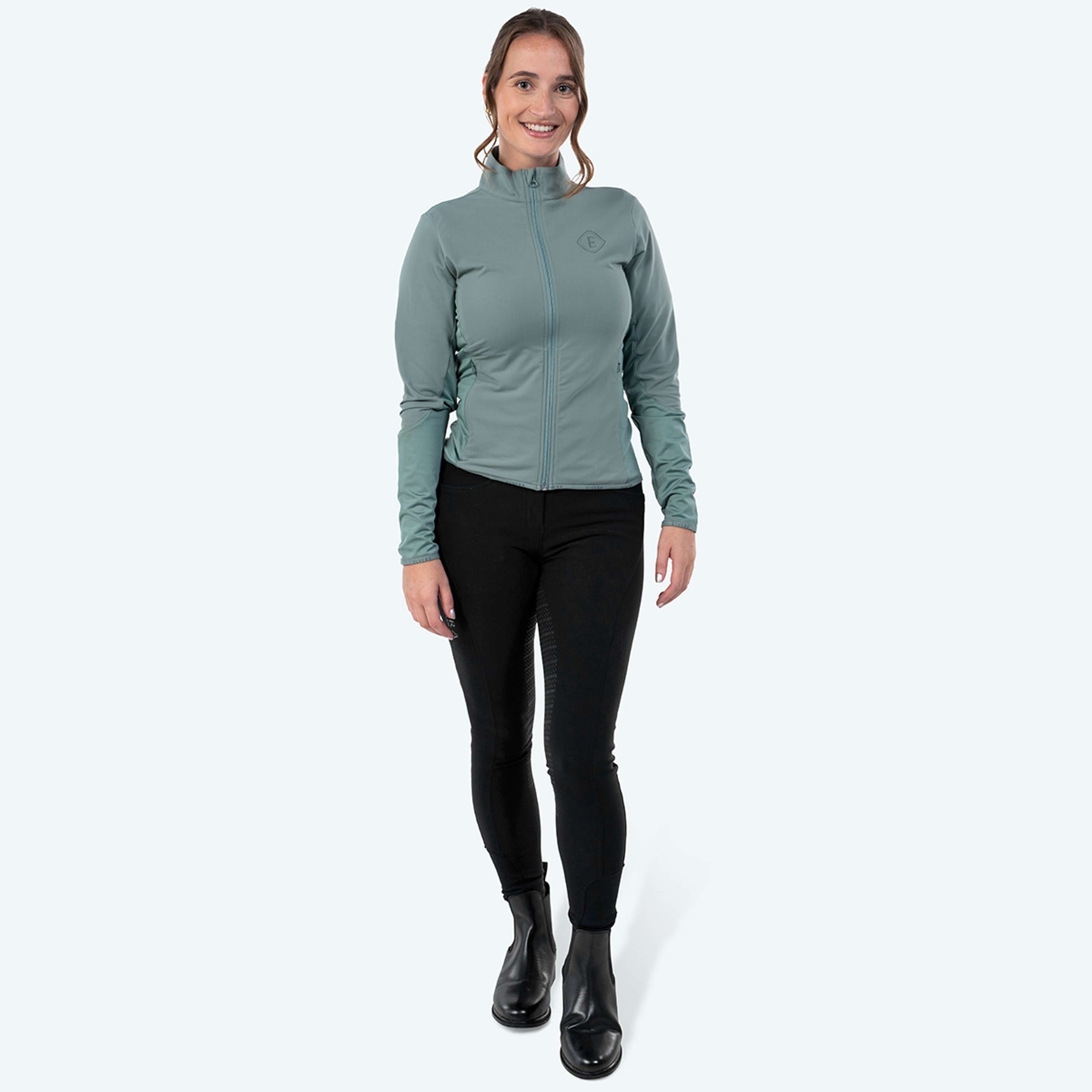 Elvera Equestrian Gilet da Allenamento EEAveline Stormy Green
