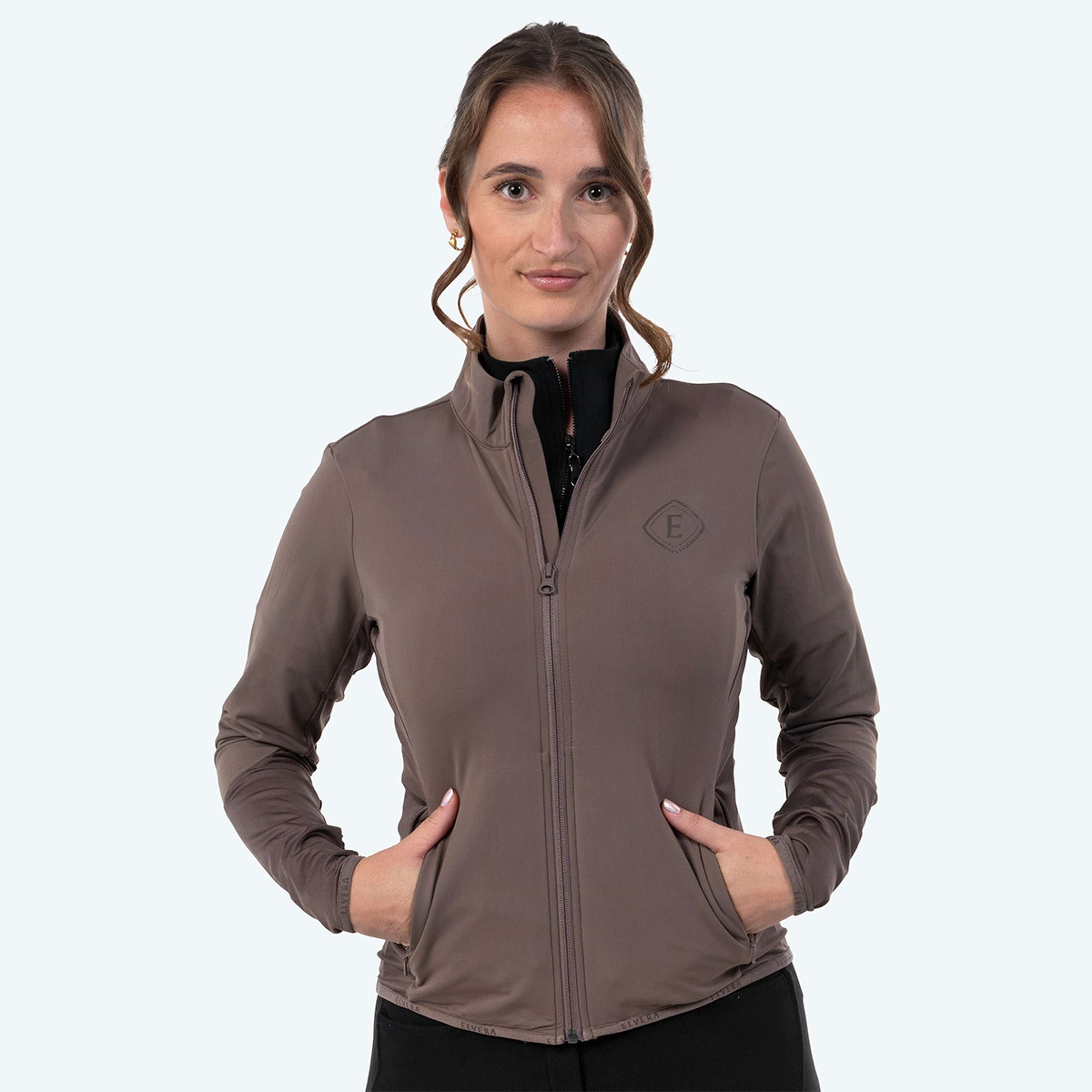 Elvera Equestrian Gilet da Allenamento EEAveline Dark Taupe