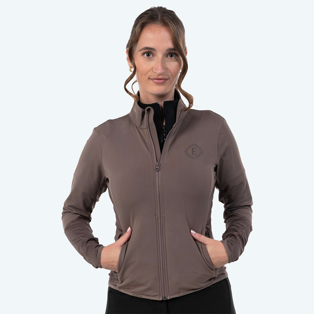 Elvera Equestrian Gilet da Allenamento EEAveline Dark Taupe