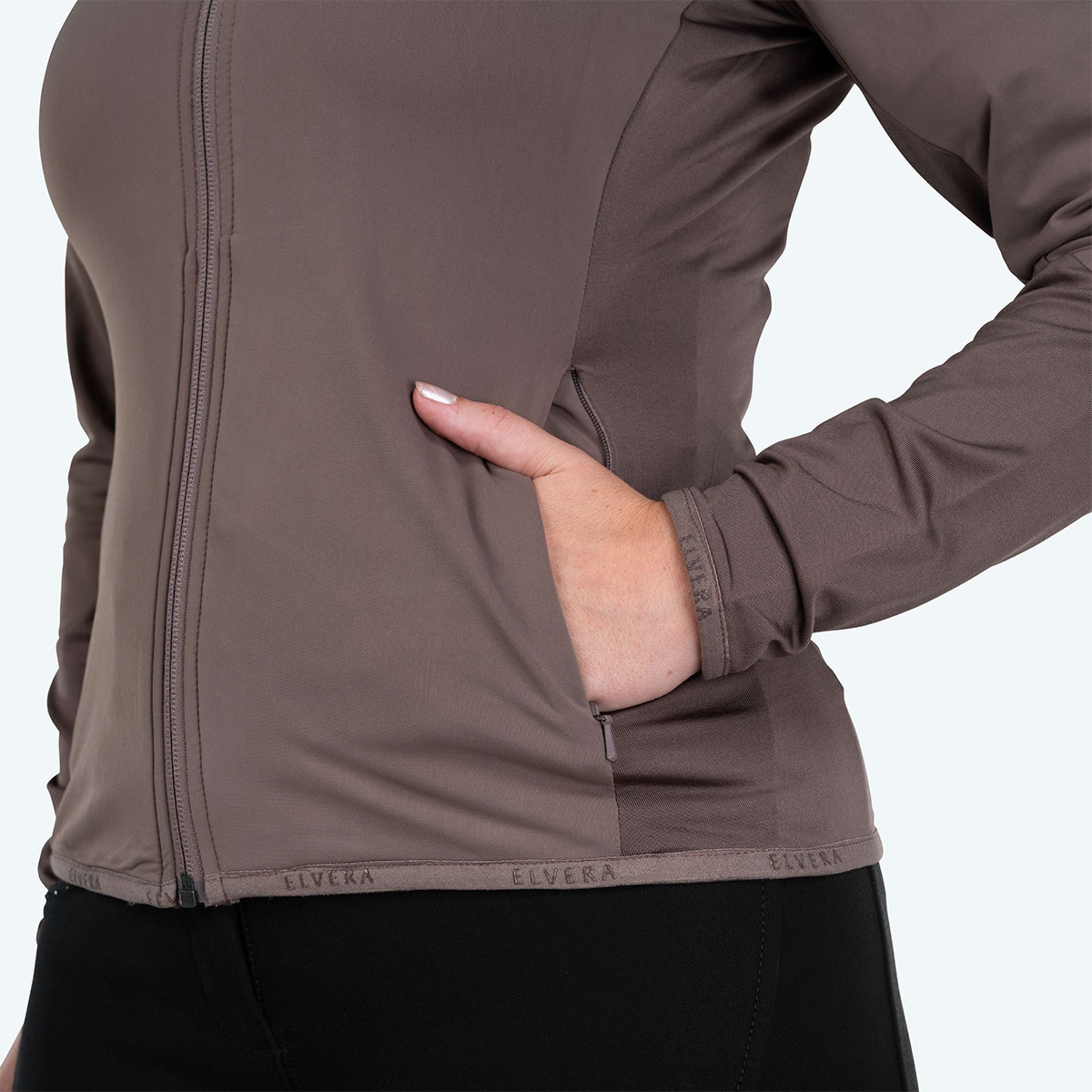 Elvera Equestrian Gilet da Allenamento EEAveline Dark Taupe