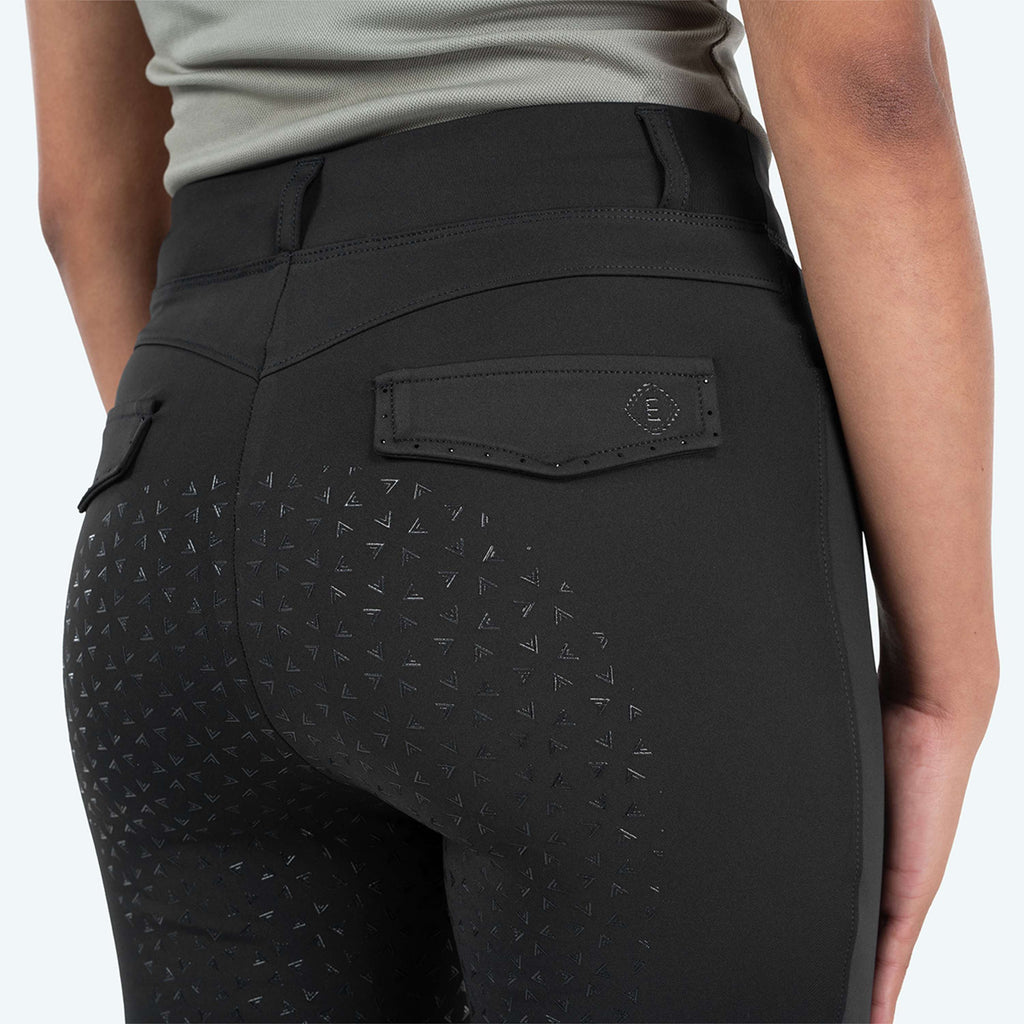 Elvera Equestrian Leggings da Equitazione Motion Bling Solid Black