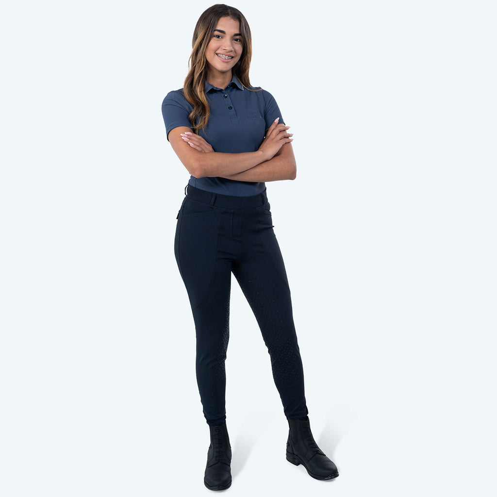 Elvera Equestrian Leggings da Equitazione Motion Bling Sky Captain