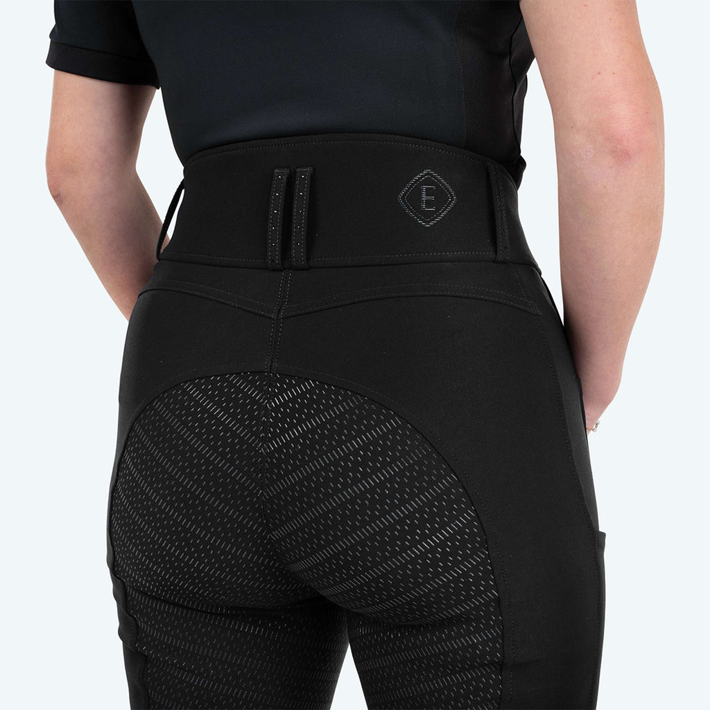 Elvera Equestrian Pantaloni da Equitazione Performance Bling Nero