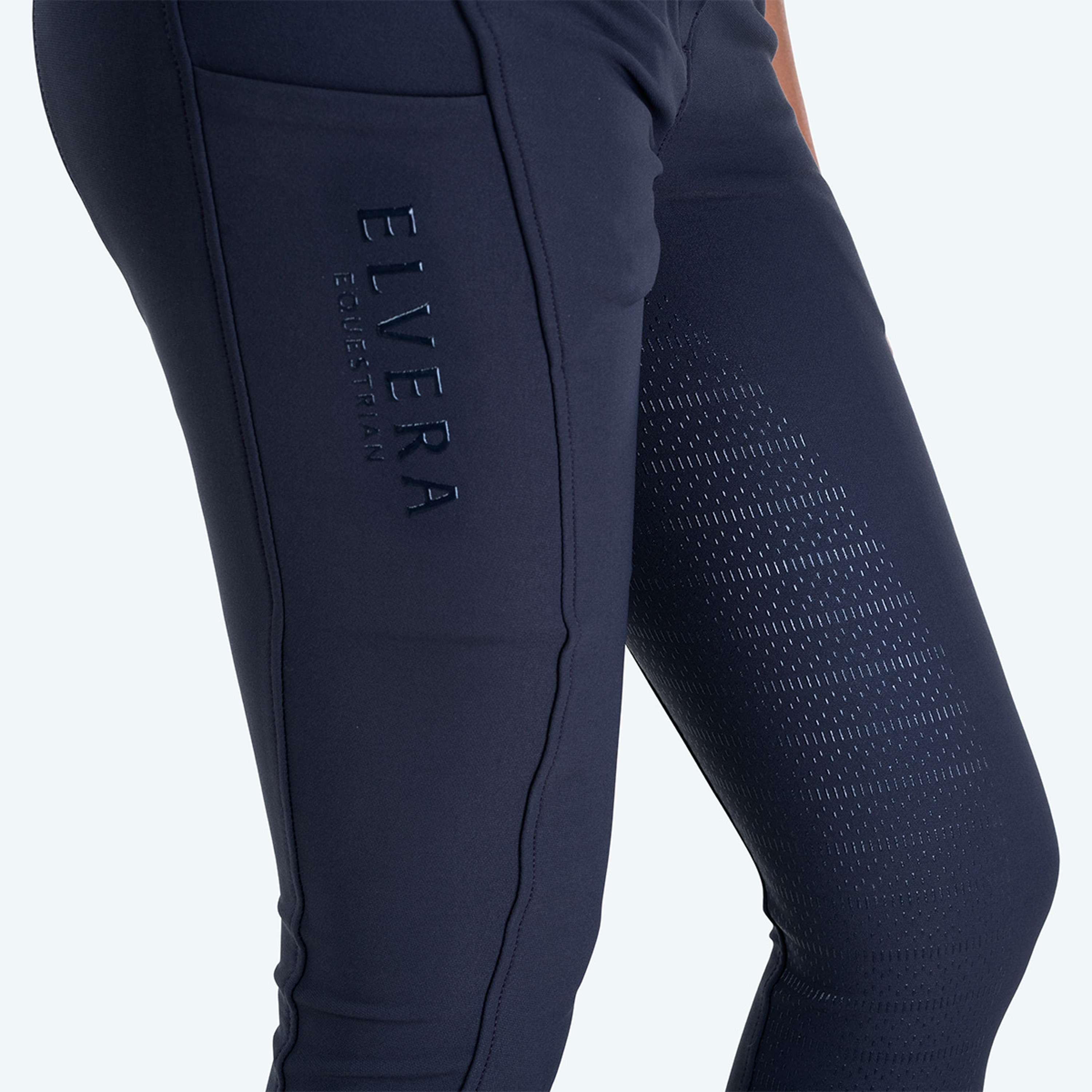Elvera Equestrian Pantaloni da Equitazione Performance Bling Kings Navy