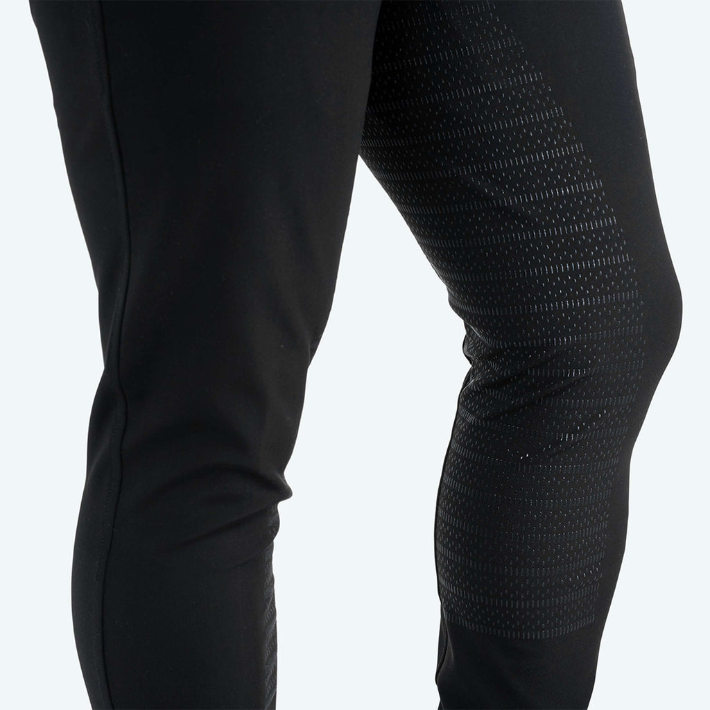 Elvera Equestrian Pantaloni da Equitazione Dual Core Pro Uomini Nero