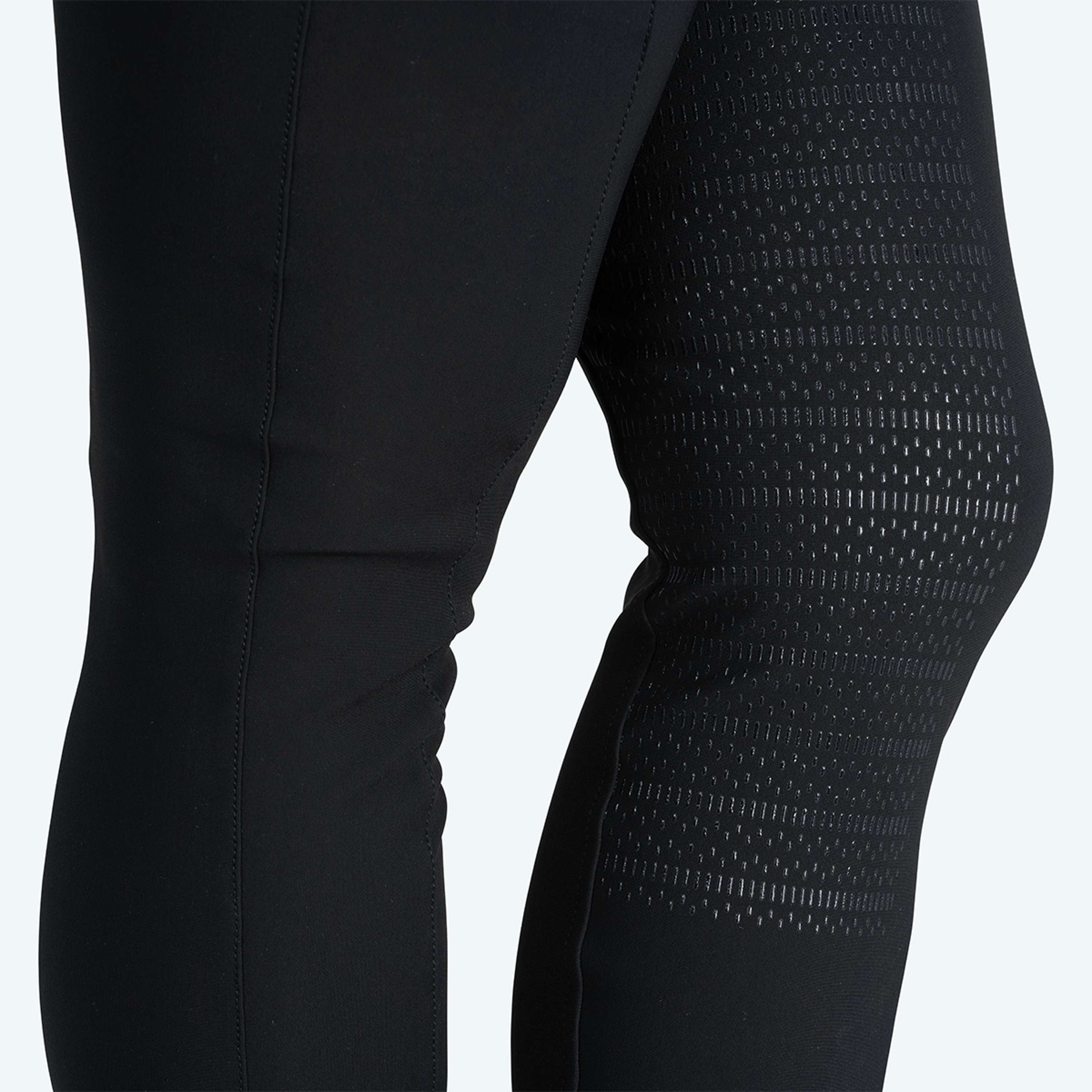 Elvera Equestrian Pantaloni da Equitazione Dual Core Pro Nero