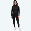 Elvera Equestrian Pantaloni da Equitazione Dual Core Pro Half Seat Nero