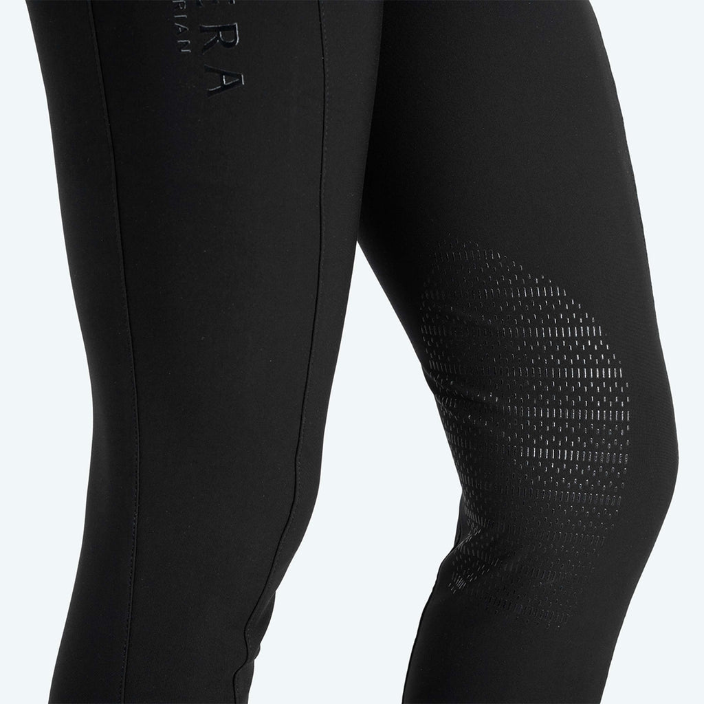 Elvera Equestrian Pantaloni da Equitazione Dual Core Pro Half Seat Nero