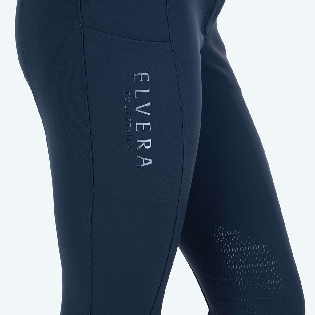 Elvera Equestrian Pantaloni da Equitazione Dual Core Pro Half Seat Salute