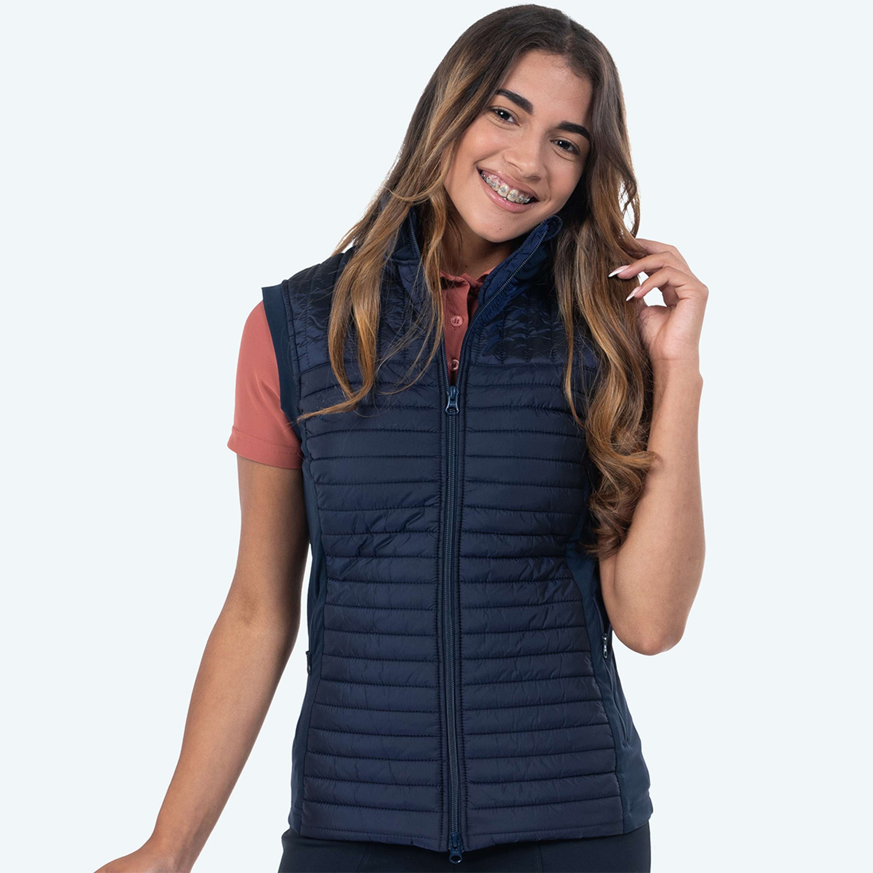 Elvera Equestrian Gilet EEBaroness Metalic Navy