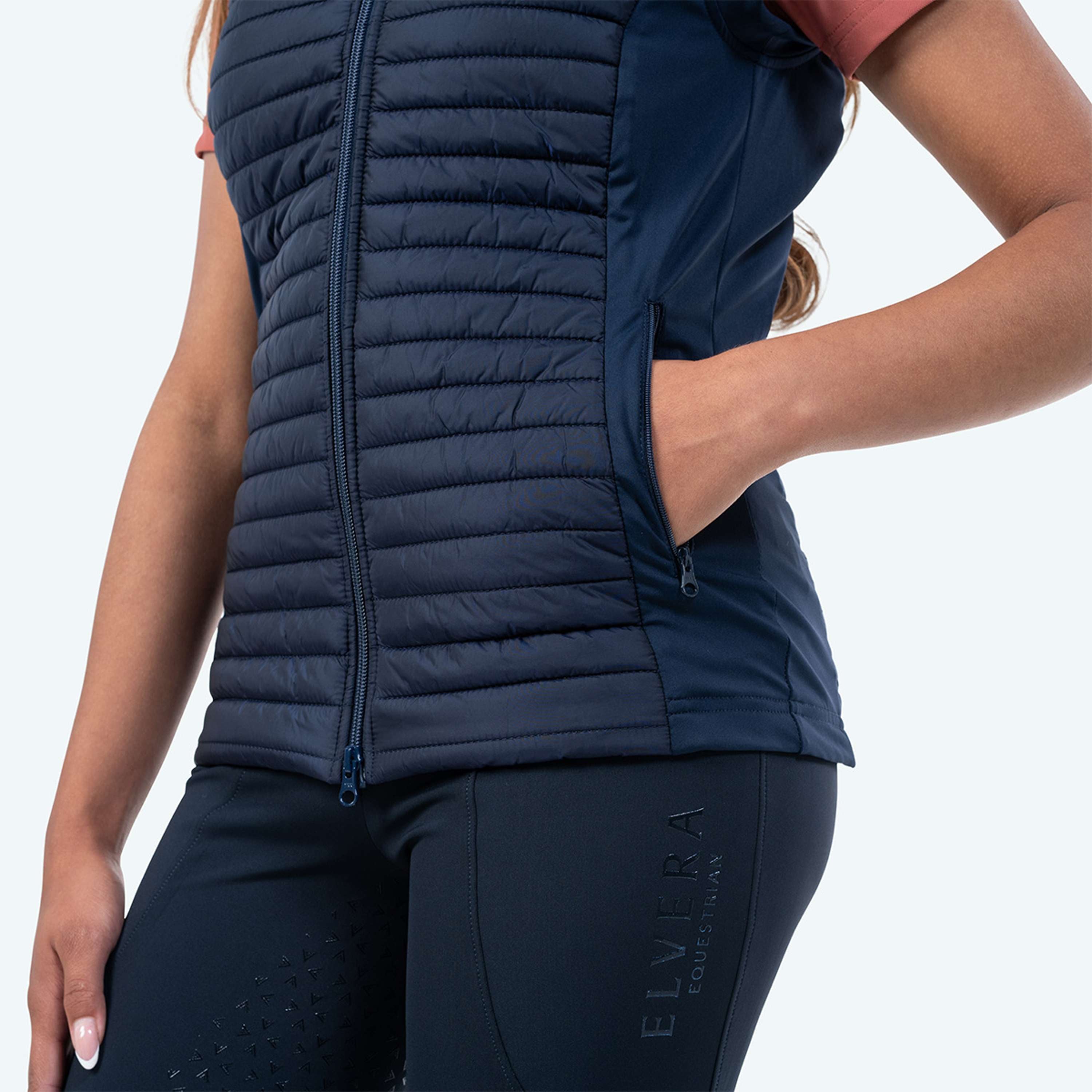 Elvera Equestrian Gilet EEBaroness Metalic Navy