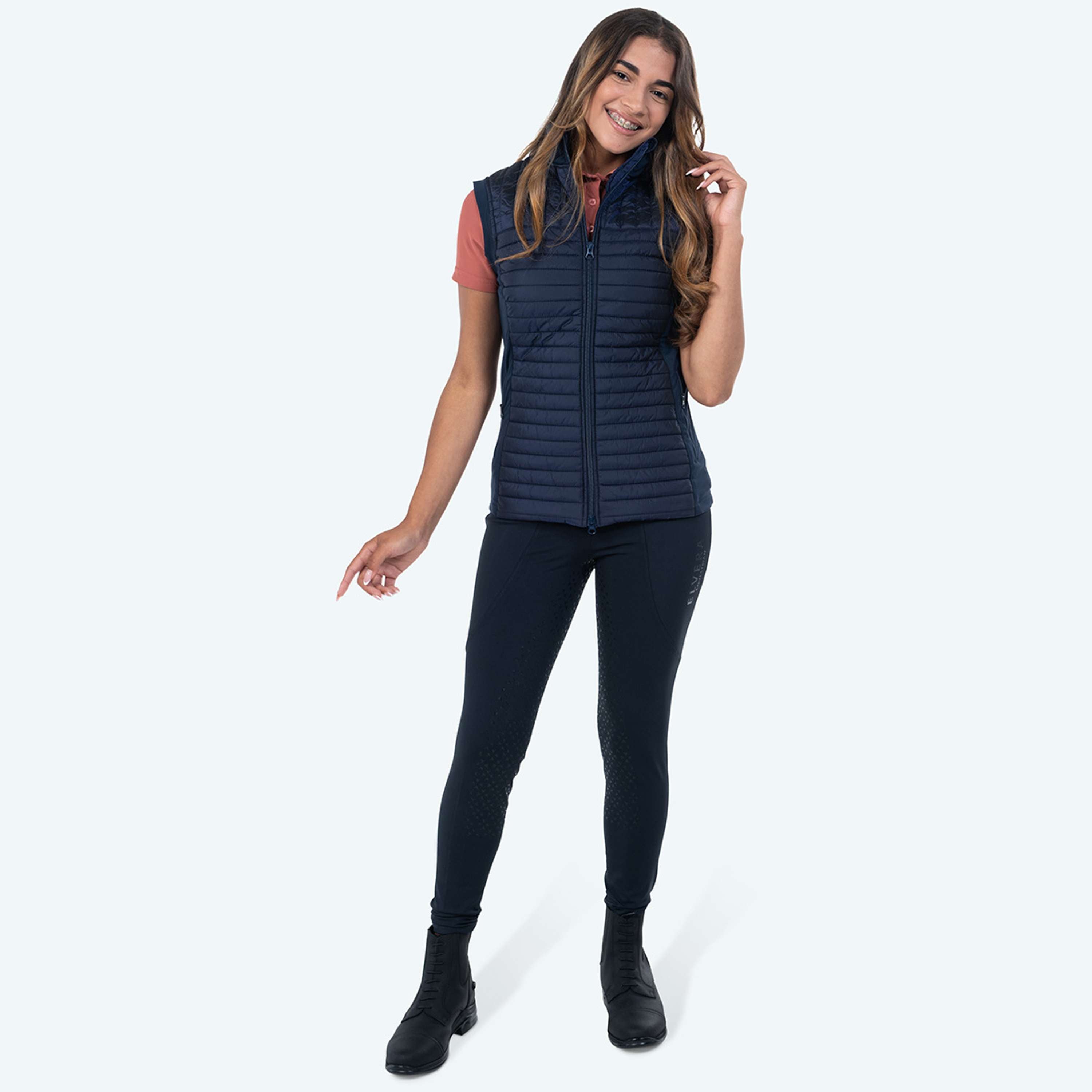 Elvera Equestrian Gilet EEBaroness Metalic Navy